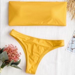 Zaful yellow bikini